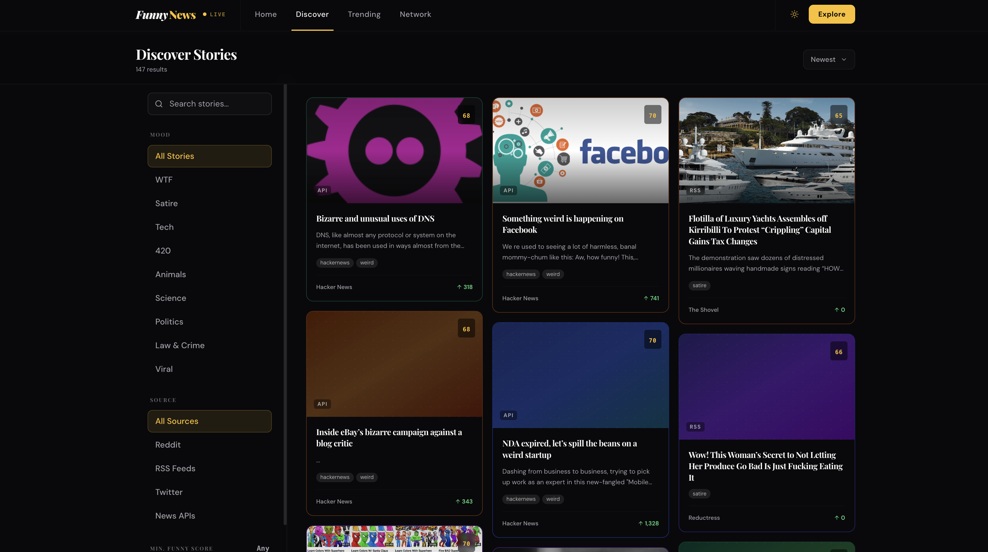 funnynews.club screenshot 2